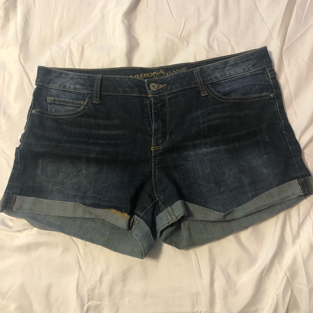Arizona Dark Wash Jean Shorts